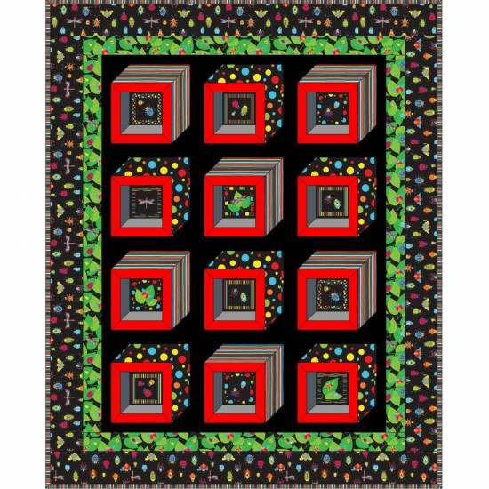 BUGS & CRITTERS - Pattern for Bugs in Boxes Quilt - Click Image to Close